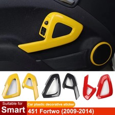 For Smart Brabus 451 Fortwo Door Armrest Cover Handle Panel Decoration Sticker For Smart Brabus 451 Fortwo Door Armrest Cover Handle Panel Decoration Sticker