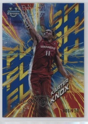2024-25 Bowman U Chrome Flash Blue Refractor 6/150 Karter Knox #FL-13 11if