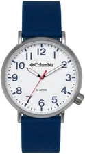 Columbia Gents Watch with White Dial and Blue Strap CSS16-007