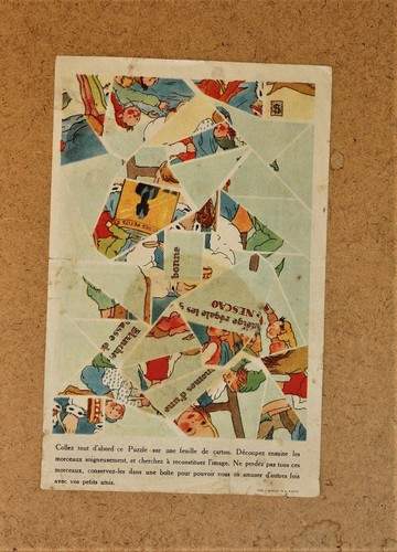Jeu Publicitaire Ancien Puzzle Nescao Blanche-Neige - Édition Vintage Nestlé, Occasion Collection