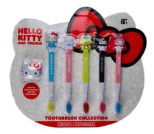 Hello Kitty and Friends Toothbrush Collection  Travel Cover, 5 Count