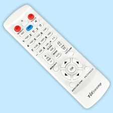 New TeKswamp Remote Control for SMART UX80 V25 UF55 UF55W UF70w Projectors White