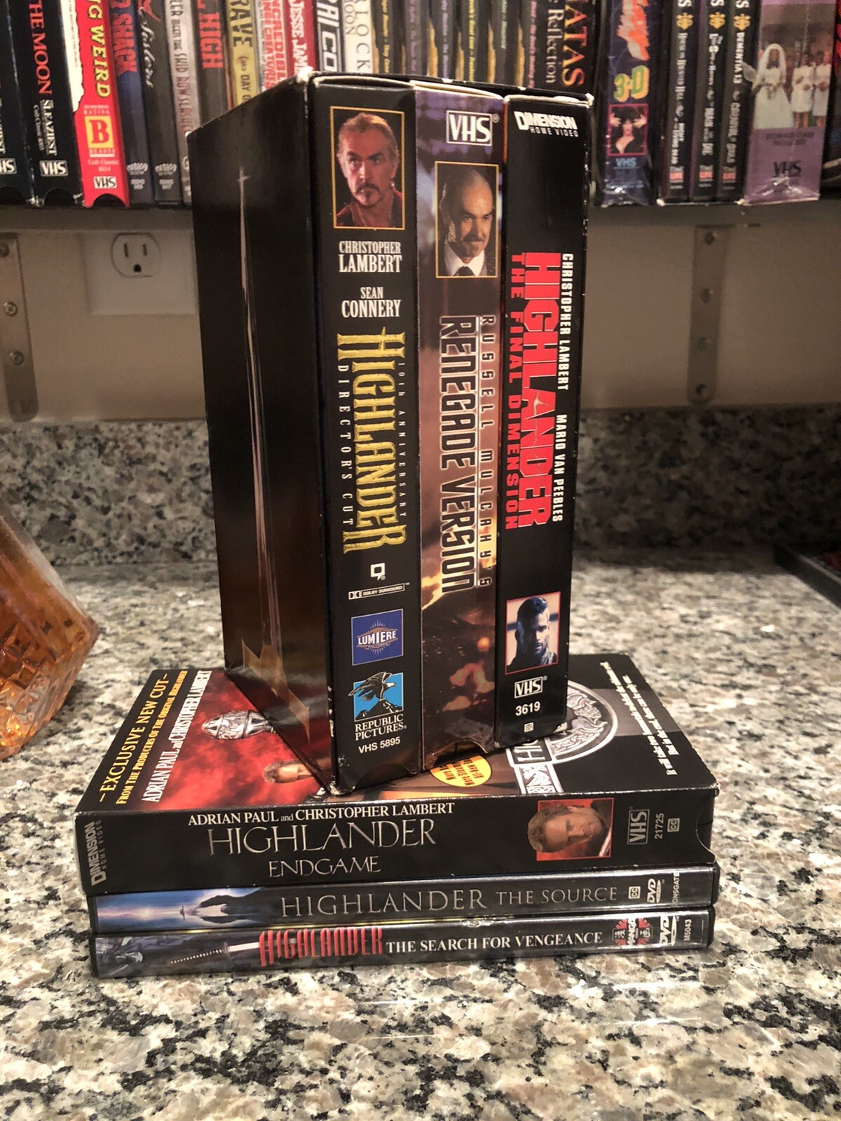 Highlander VHS Box Set Lot + Fortress 1 2 + The Hunted Endgame Source ...