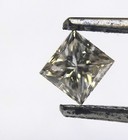 GIA certified loose .41ct I2 L princess cut diamond vintage antique Natural — photo 5