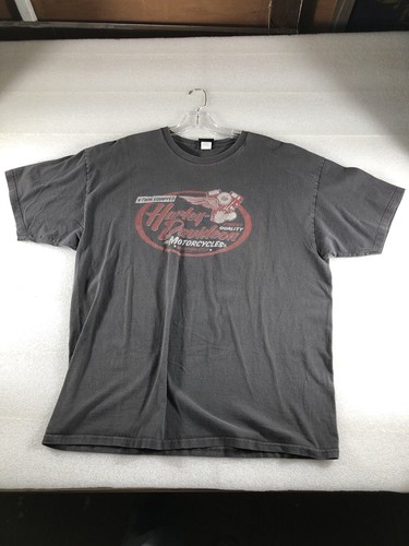 T-shirt vintage Harley Davidson uomo taglia 2XL San Francisco Eagle biker sbiadita Y2K - Foto 8 di 8