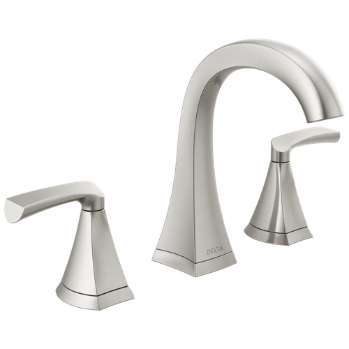 Delta Pierce Two Handle Bathroom Faucet in Brushed NickelCertified