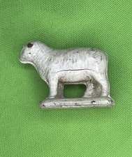 Vintage Auburn AUB-RUBR Rubber Co Farm Animal Sheep White 2 Inch