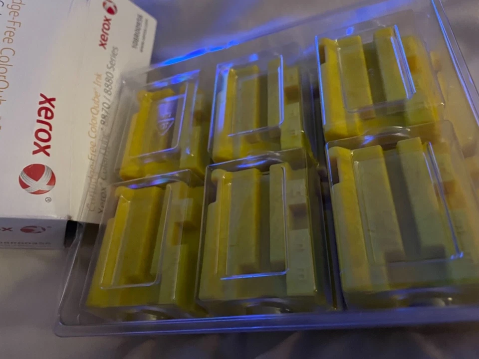 xerox colour cube cartridge free ink yellow 8870/8880 series, BNIB - Image 3 of 3