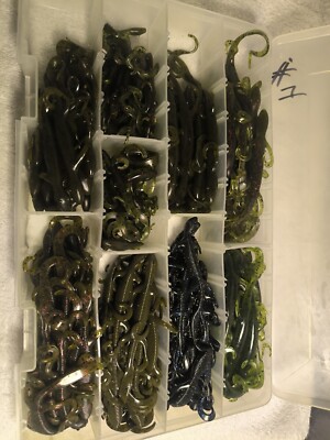 Bass FISHING TACKLE LOT P All Kinds Of Rubber Lures New Fresh | eBay