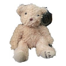 FAO Schwarz Bear Plush Stuffed Animal 10" Sitting Medium Sized