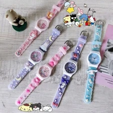 Sanrio Kid's Quartz Watch, Hello Kitty, Kuromi, Cinnamoroll, Little Twin Stars,