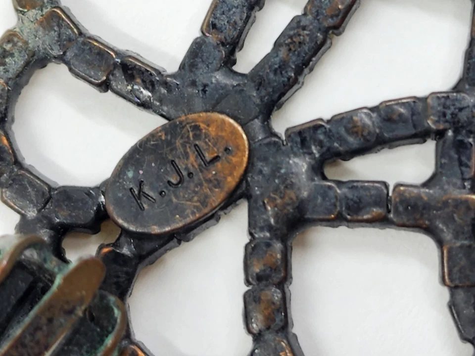 RARO LARGO KJL Kenneth Lane PENDIENTES CLIP COLGANTES CRISTAL NEGRO ~ 3.5" Foto 4 de 4