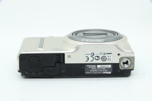 Nikon COOLPIX S9100 Gold Digital Camera 12.1MP 18x Optical Zoom From JAPAN - Picture 9 of 11