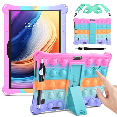 DETUOSI Silicone Case Compatible with Dragon Touch Notepad K10, 10 inch Unive...