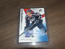 2019-20 Upper Deck CHL Sp Game Used # 37 sasha mutala auto 