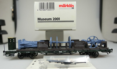 Märklin 48001 Rungenwagen  K.W.Sts.E. Museumswagen 2001 Schuler , Spur ''H0'', OVP