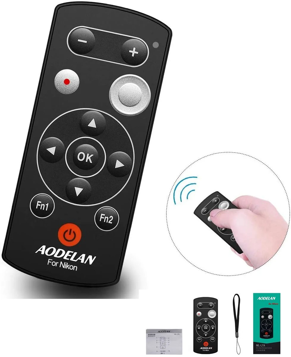 Wireless Remote Control ML-L7A for Nikon Z6II Z7II P1000 B600