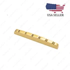6 String Brass Guitar NUT Flat Bottom 42mm SLOTTED FOR STRATOCASTER TELECASTER