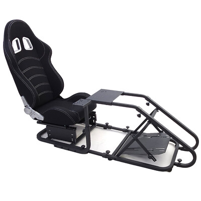 Sim Rig 1 mit Sitz Cockpit Gestell Renn Racing Simulator für Esports PS5 Xbox PC