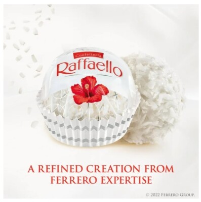 1 pk - Ferrero Raffaello Premium  Cream and Coconut, 15 Piece, 150 gr - 5.3 oz