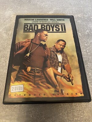 Bad Boys II Extended Version DVD Action Film Will Smith Martin Lawrence 