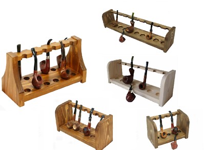 Tabletop Pipe Holder Display Various Types & Shades Pipe Meerschaum Bang Magnum