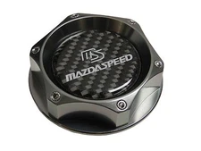 CNC BILLET GUNMETAL CARBON FIBER ENGINE OIL FILLER CAP FOR MAZDA
