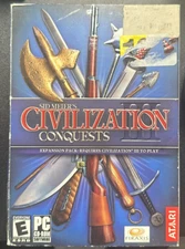 Sid Meier's Civilization 3 III: Conquests Expansion Pack (PC CD-ROM) (B1124-32)