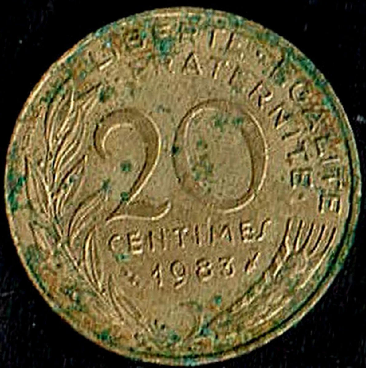 Pièce rare 2 centimes République Française 1888 A | Kaufen auf