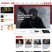 Movie Reviews Website Design with Free VPS Web Hosting and Installation