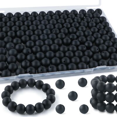 145 Pcs 15mm Silicone Beads for Keychain Bracelet Necklace Making DIY Crafts