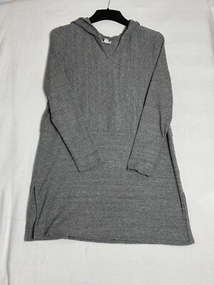 J Jill Long Sleeve Hooded Sweater Dress Large Casual Dress Gray | eBay J Jill Long Sleeve Hooded Sweater Dress Large Casual Dress Gray | eBay