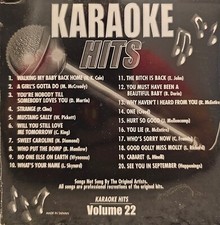 22  VOL KARAOKE HITS  KARAOKE CDG