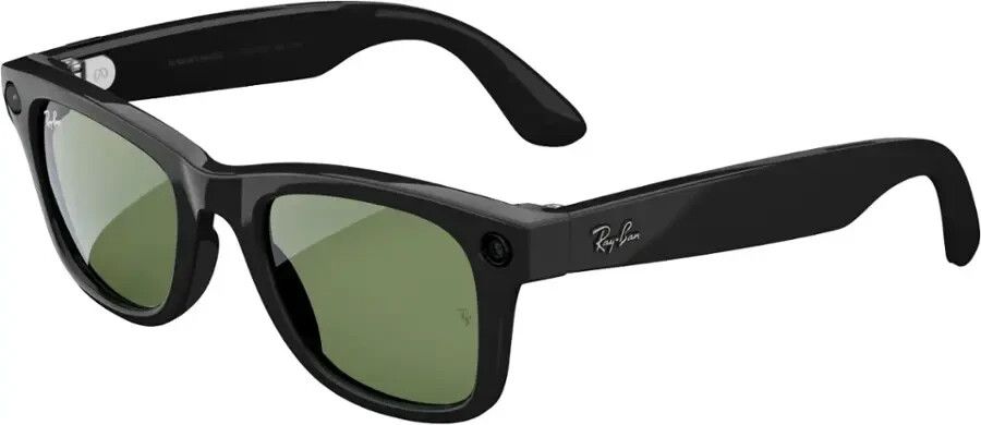 RAY-BAN Meta Wayfarer RW4006 Smart Sunglasses Shiny Black Frames