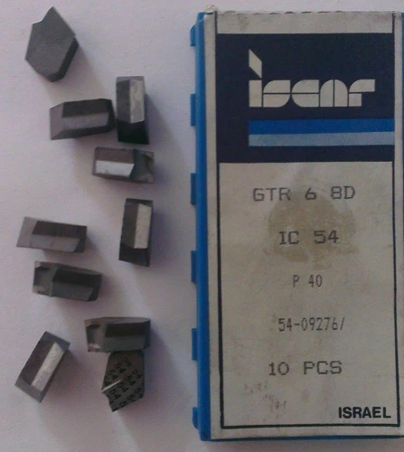 ISCAR GTR 6 8D IC 54 Carbide Inserts Grooving 10 Pcs Lathe Self Grip Cut-Off New