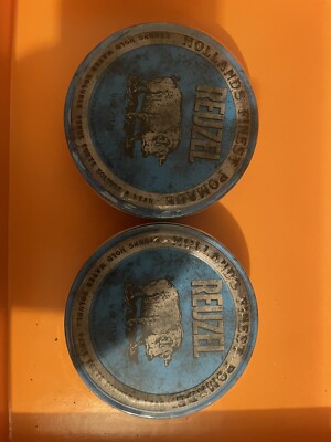 Reuzel Strong Hold Pomade Water Soluble High Sheen Blue 4oz (qty: 2)