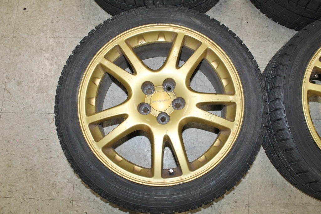 JDM 02-07 SUBARU IMPREZA WRX STI OEM WHEEL & TIRES VERSION 7