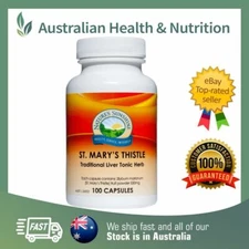 NATURE'S SUNSHINE ST MARY'S THISTLE 100C // LIVER SUPPORT & DETOX + FREE SAMPLE