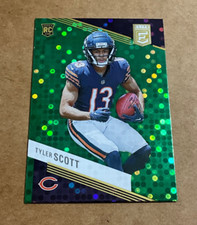 2023 Donruss Elite # 191 Tyler Scott Rookie Green Disco Chicago Bears