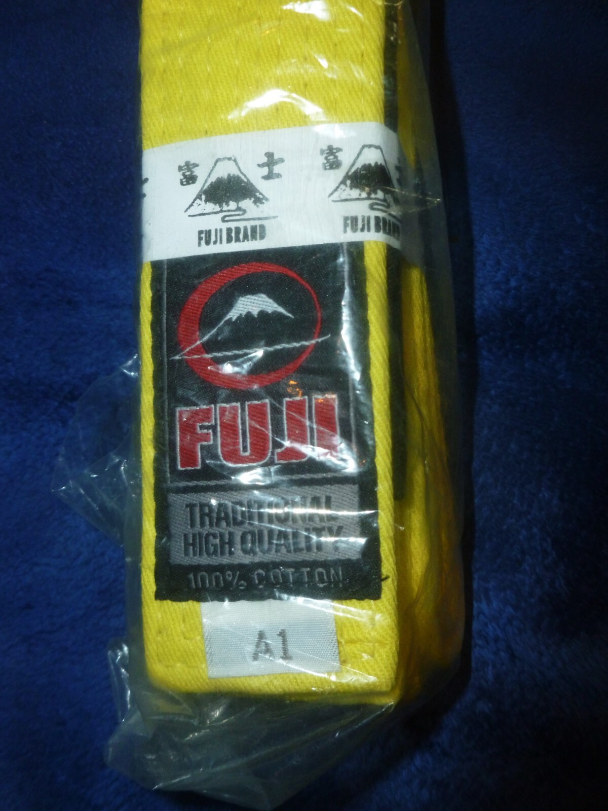 FUJI Yellow Martial Arts Belt 1.75