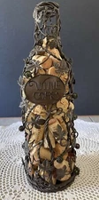 EPIC ~ Decorative Wine Bottle Cork Holder  ~ 14.25" Tall ~ Bronze Finish Steel