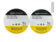 Amazon Commercial Vinyl Electrical Tape White 2 Pack
