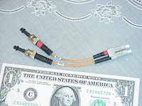 5 Inch Lc-st Fiber Optic Cable Duplex M/m Lc To St 5 Inch Lc-st Fiber Optic Cable Duplex M/m Lc To St