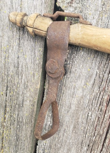 Antik Vintage Holz Evener Bar Doppelbaum Passe Pferd Ochse Western primitiv 41" - Bild 2 von 7