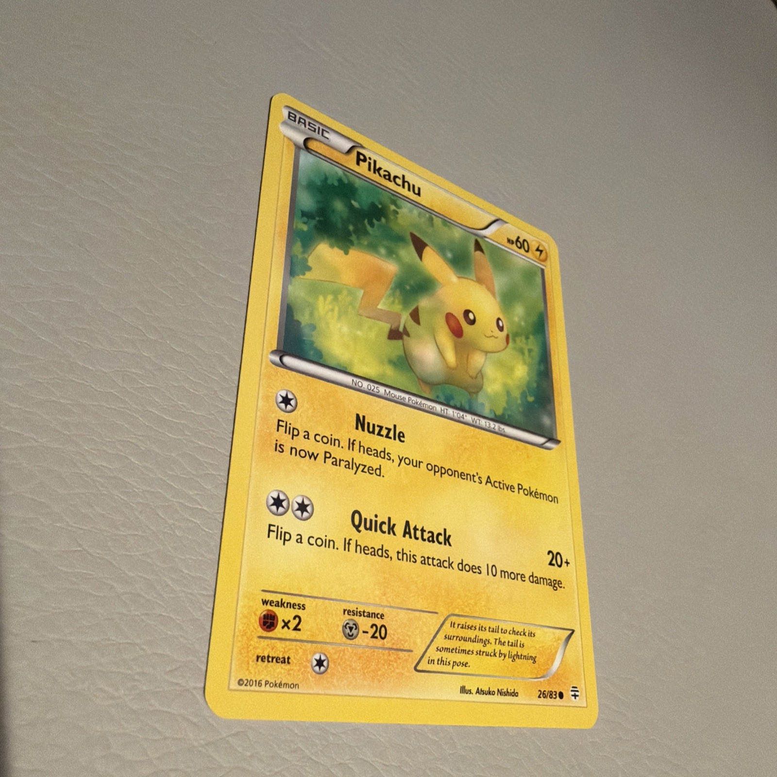 Pikachu 26/83 XY Generations Non Holo Pokemon TCG Card NM