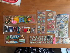 Travel: Scrapbook, Card Making Projects Arts Crafts Stickers School LOT