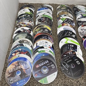 Disc Only Video Game Lot Of 100 Games UNTESTED Disc Only