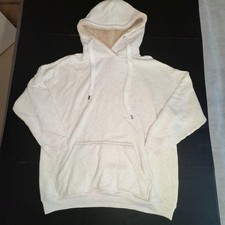 Aerie Oversized Hoodie Light Beige Womens Size Small With Drawstring