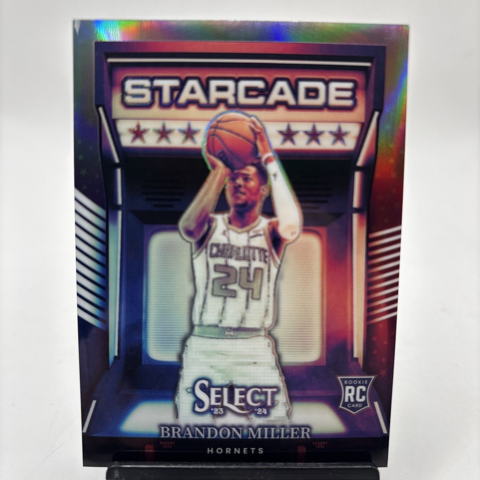 2023-24 Panini Select Starcade Rookie RC Brandon Miller SSP Hornets