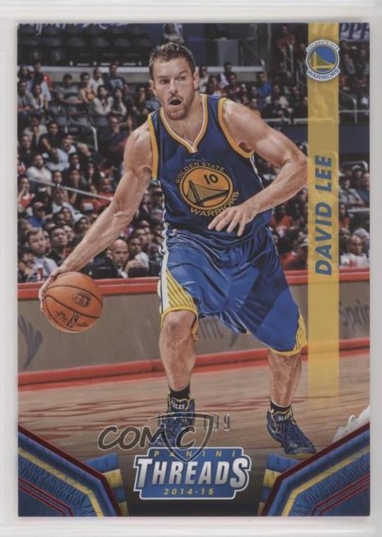 2014-15 Panini Threads Century Proof Red /199 David Lee #39 e3t